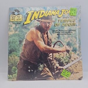 NEW‎ Indiana Jones and the Temple of Doom 24-Page Book & Record 33⅓ RPM 7" 465